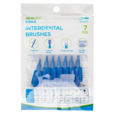 Healthy Smile міжзубні йоржики, 0.7 мм ISO 1-2, 7 шт